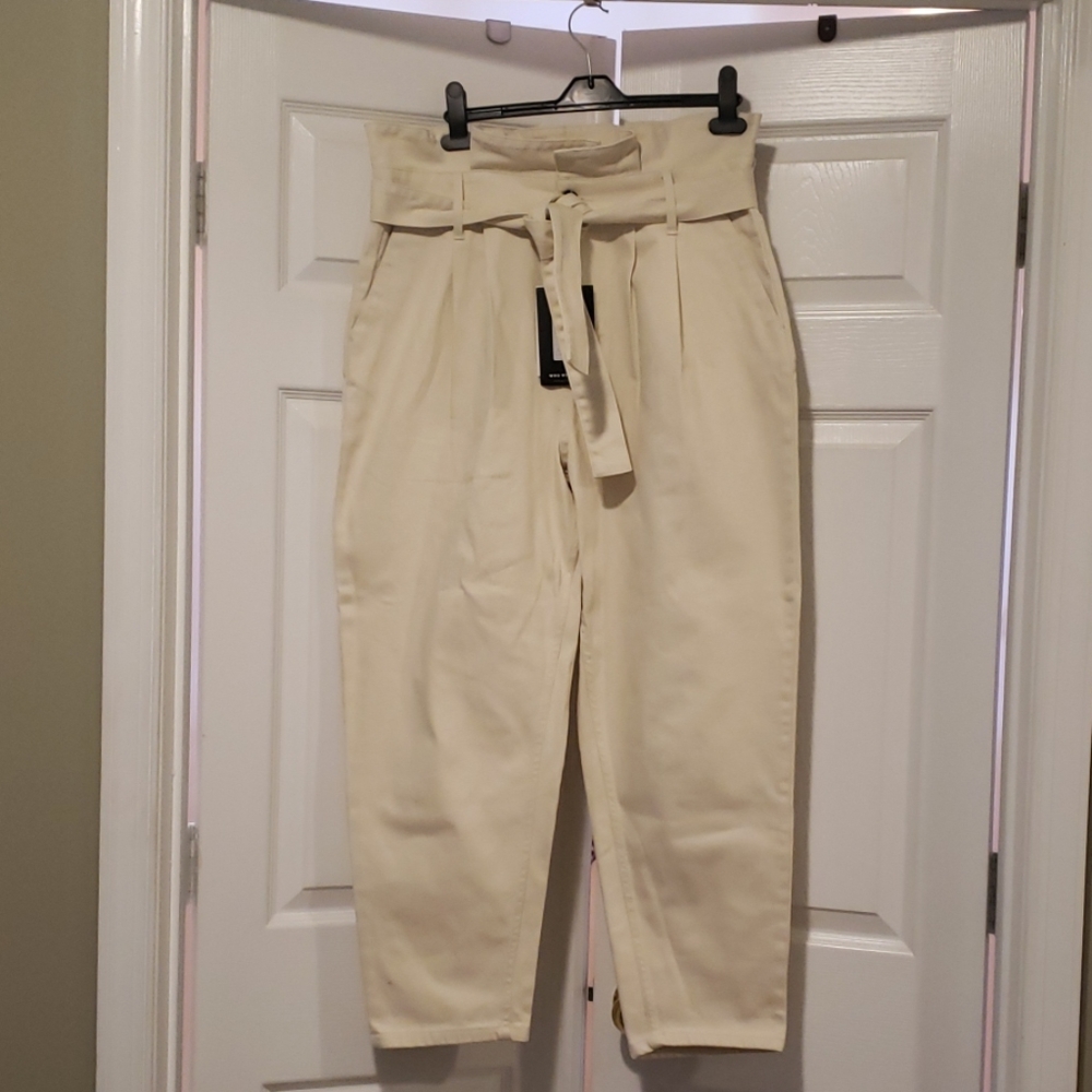 High waisted birch denim